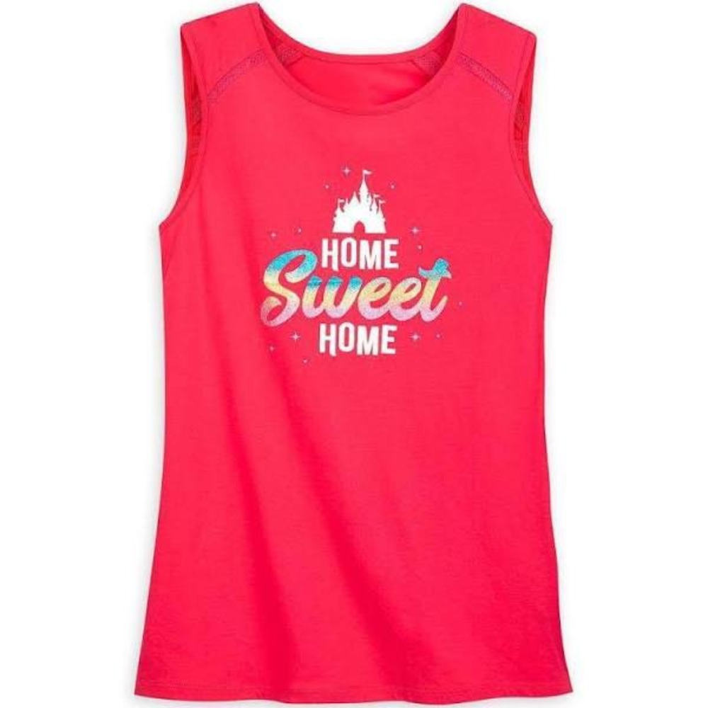 Walt Disney World Parks Fantasyland Castle Home Sweet Home Tank Size Medium WDW